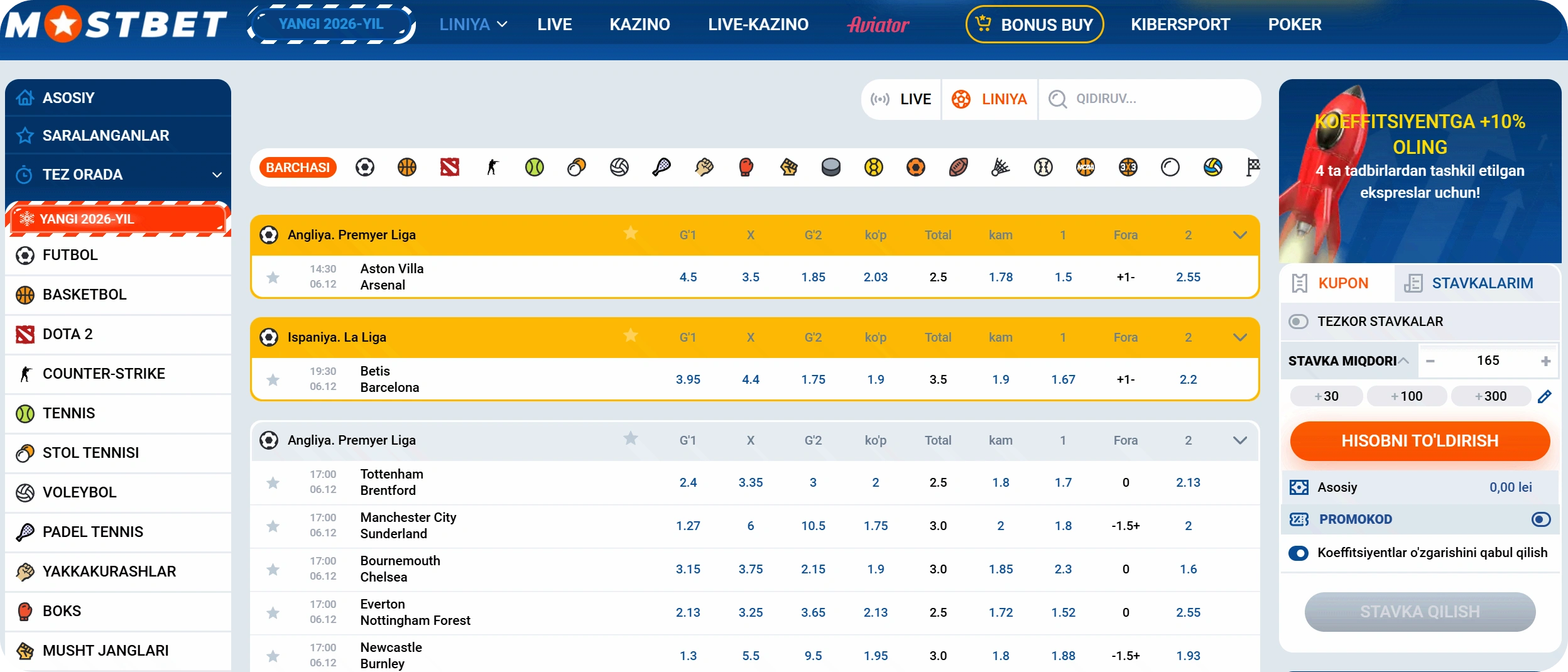 mostbet uz sharhlar