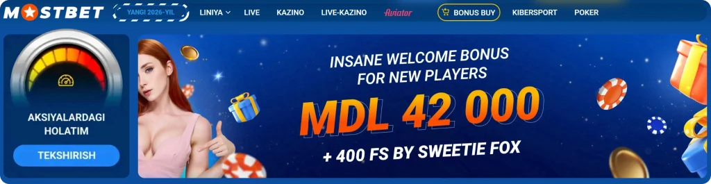 mostbet bonus