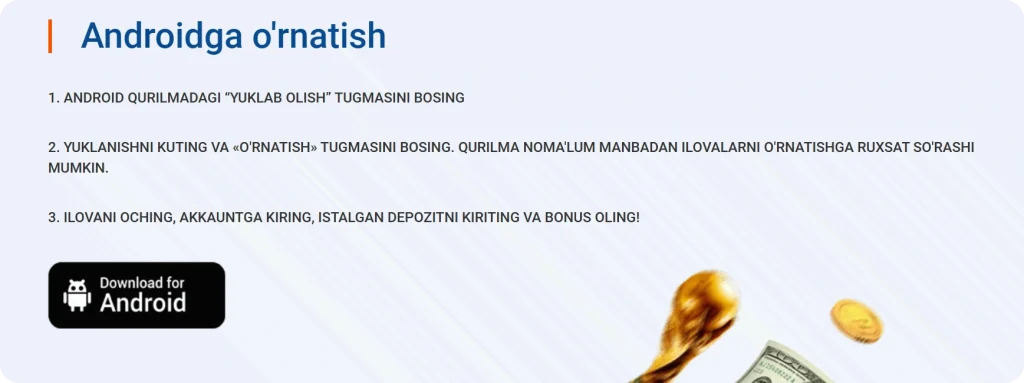 Android uchun Mostbet APK yuklab olish bosqichlari - noma'lum manbalardan o'rnatish sozlamasi